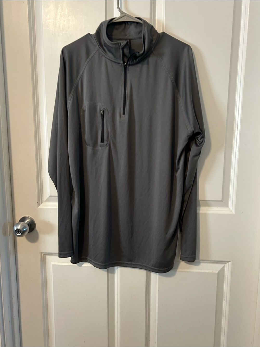 Dunbrooke Men's Charcoal Quarter-Zip Performance Pullover NWT